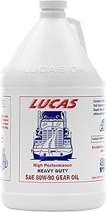 Lucas Oil LUC10046 SAE 80W-90 Heavy Duty Gear Oil - 1 Gallon