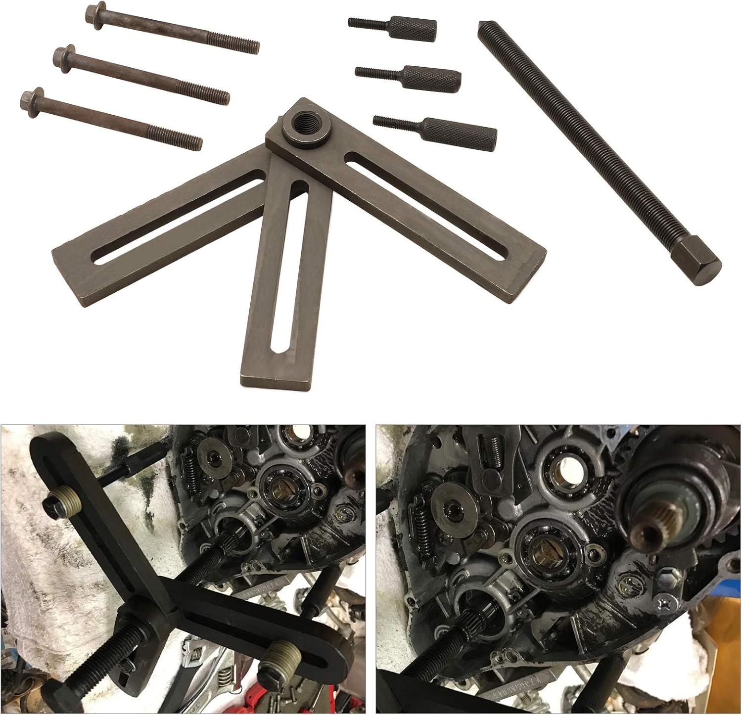 MR CARTOOL Crankcase Splitter Separator Tool Kit 360 Degree Adjustable