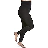 SIGVARIS Soft Silhouette Leggings Opaque Footless Compression Tights 15-20 mmHg