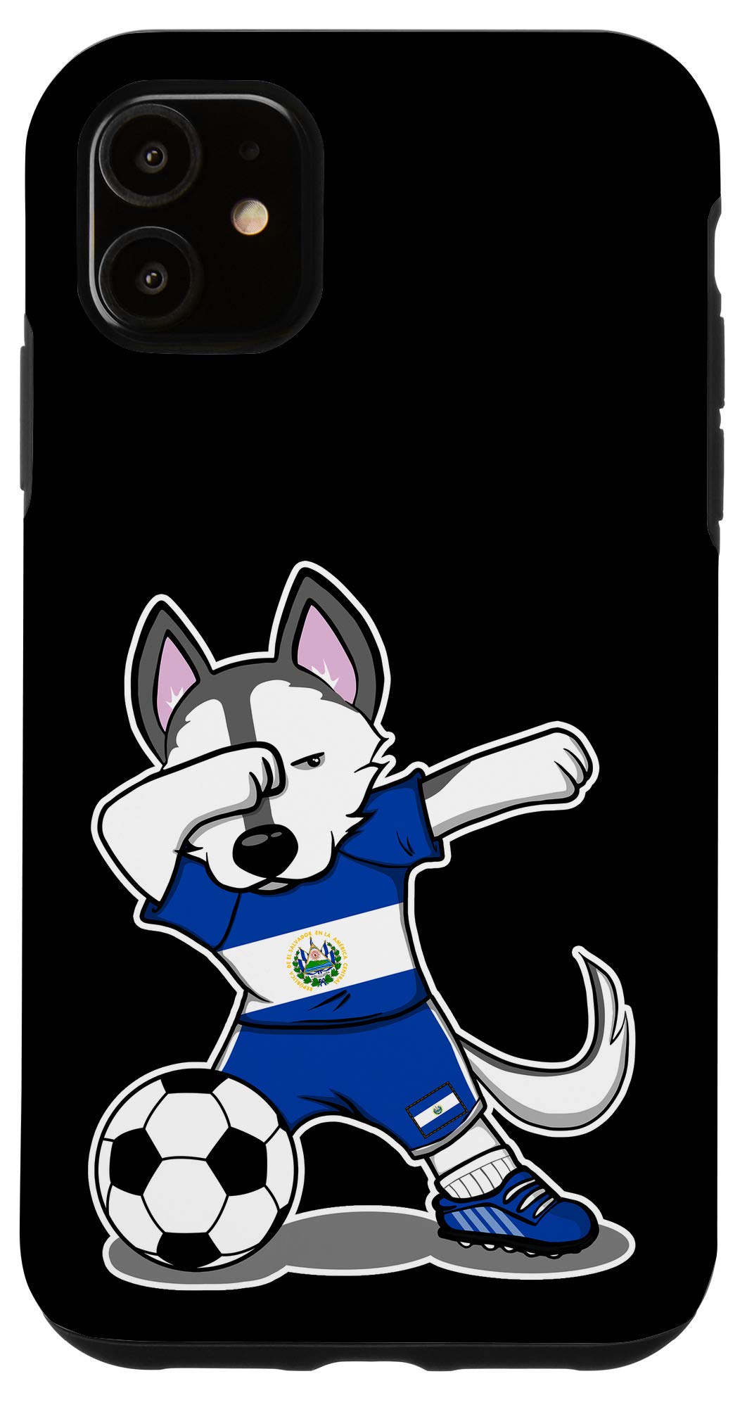 iPhone 11 Dabbing Husky El Salvador Football