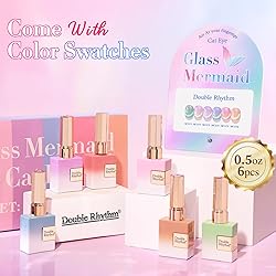 Double Rhythm Cat Eye Gel Nail Polish Set of 6 Same