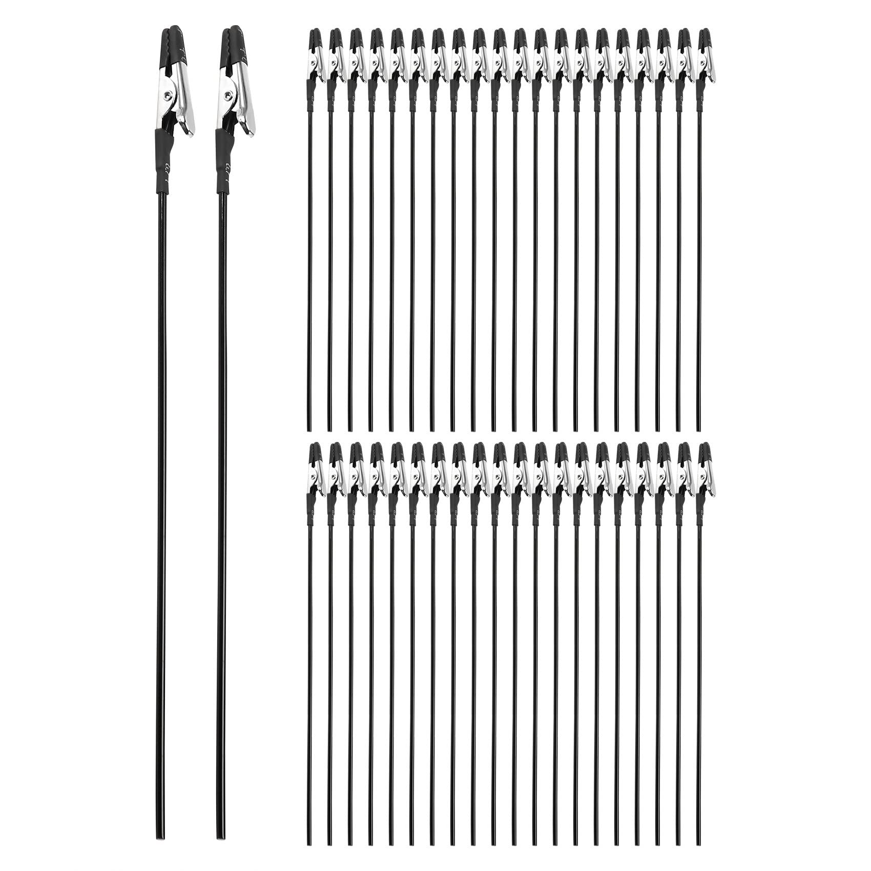 Pvczool 40PCS Alligator Clip Sticks for Model Painting for Airbrush Spraying Hobby Modeling Parts for DIY Card Photo Memo