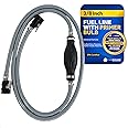 Five Oceans 3/8 Marine Outboard Motor Boat Fuel Line,Yamaha-Mercury, Leakproof, EPA/CARB Replaces 22-13563A3, 22-13563Q3, 22-14213M, 2214213Q, 22-13563Q7, 22-13563A7, 22-13563A6, 22-13563T7 - FO4282