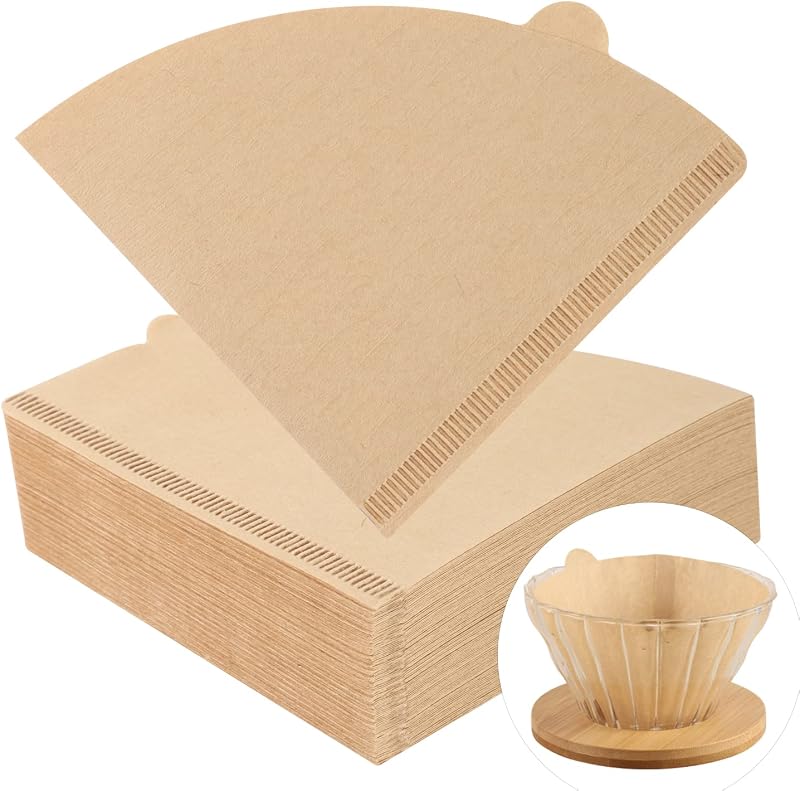 Yafe Coffee Filter Papers Size 02 Unbleached 140 Pcs Dripper Compatible