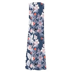 Generic Sundresses for Women Sleeveless Cotton