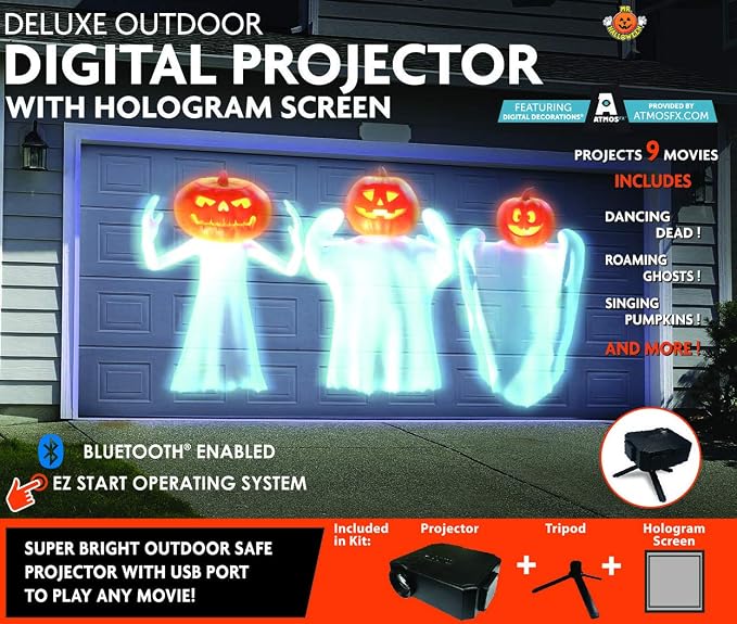 Mr. Christmas Deluxe Outdoor Digital Projector with