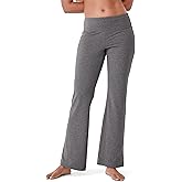 Jockey Women's Active Cotton Stretch Slim Bootleg Yoga Pants