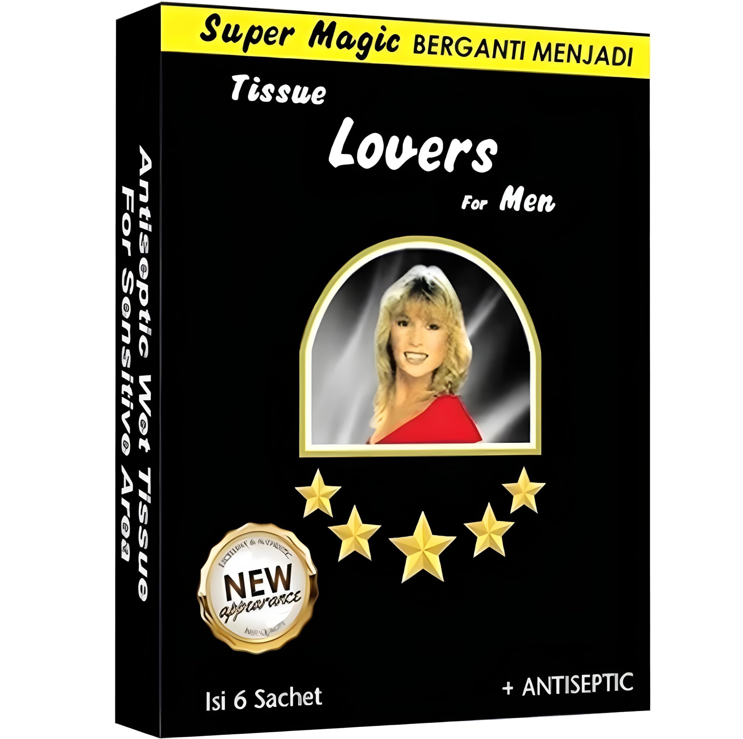 4 Boîtes De Lingettes Super Magic Man - Pour Retarder L'éjaculation, Péremption 2027