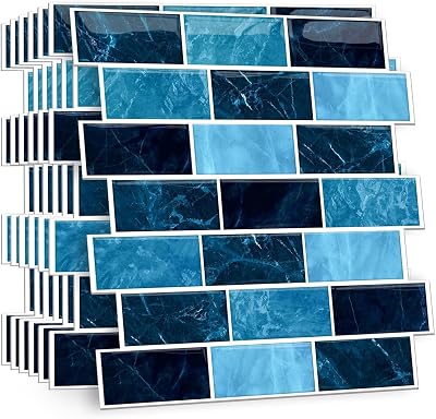HPNIUB 2D Peel and Stick Wall Tiles 30x30cm 10 Sheets Moroccan Mosaic Backsplash