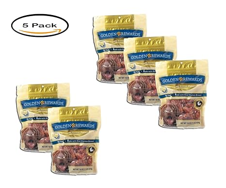 golden rewards sweet potato wrapped with chicken dog treats 32 oz