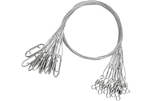 QISHUO Heavy Steel Fishing Leader Saltwater High Strength Wire Leader Line Bait Freshwater Fishing Leaders Stainless White Nickel