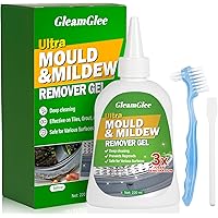 Mould Remover Gel, Powerful Mould Mildew Remover for Washing Machine, Top Load, Front Load, Tub Seal, Grout, Bathroom, Shower
