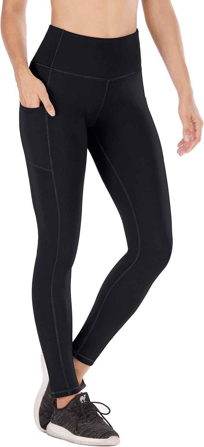 Heathyoga Leggings with Pockets for Women High Waisted Yoga Pants for Women with Pockets Tummy Control Workout Leggings: Clothing