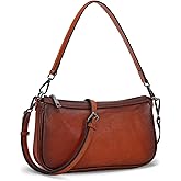 Iswee Leather Crossbody Bags for Women Small Designer Shoulder Bag Hobo Purse Satchel Handbags with Two Straps