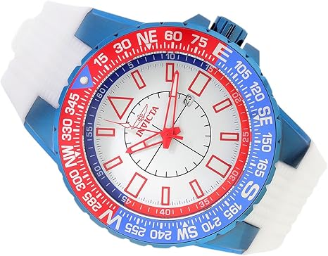 Invicta Hombre 52 mm Correa de Silicona Reloj de Cuarzo ...