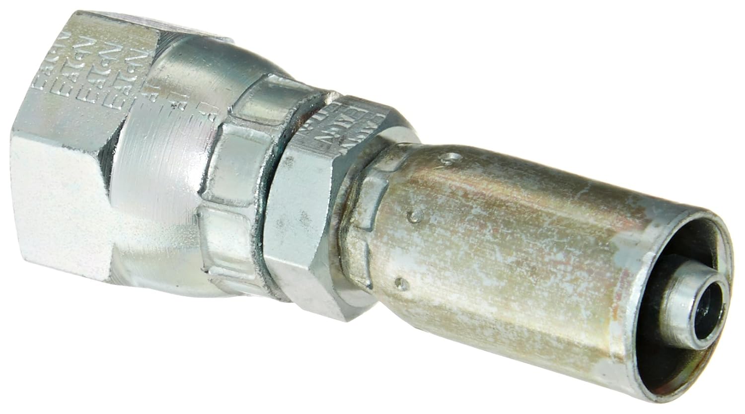 Replacement Parts 1 4 Hose Id Aisi Sae 12l14 Carbon Steel 1 4 Pipe Size 1 4 Hose Id 1 4 Pipe Size Eaton Weatherhead Coll O Crimp 04e 04l 30 Degree Flare Female Swivel Fitting Hoses