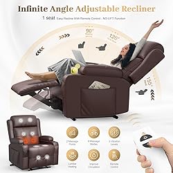 Recliner Sofa Sets, Massage Reclining Loveseat Sofa