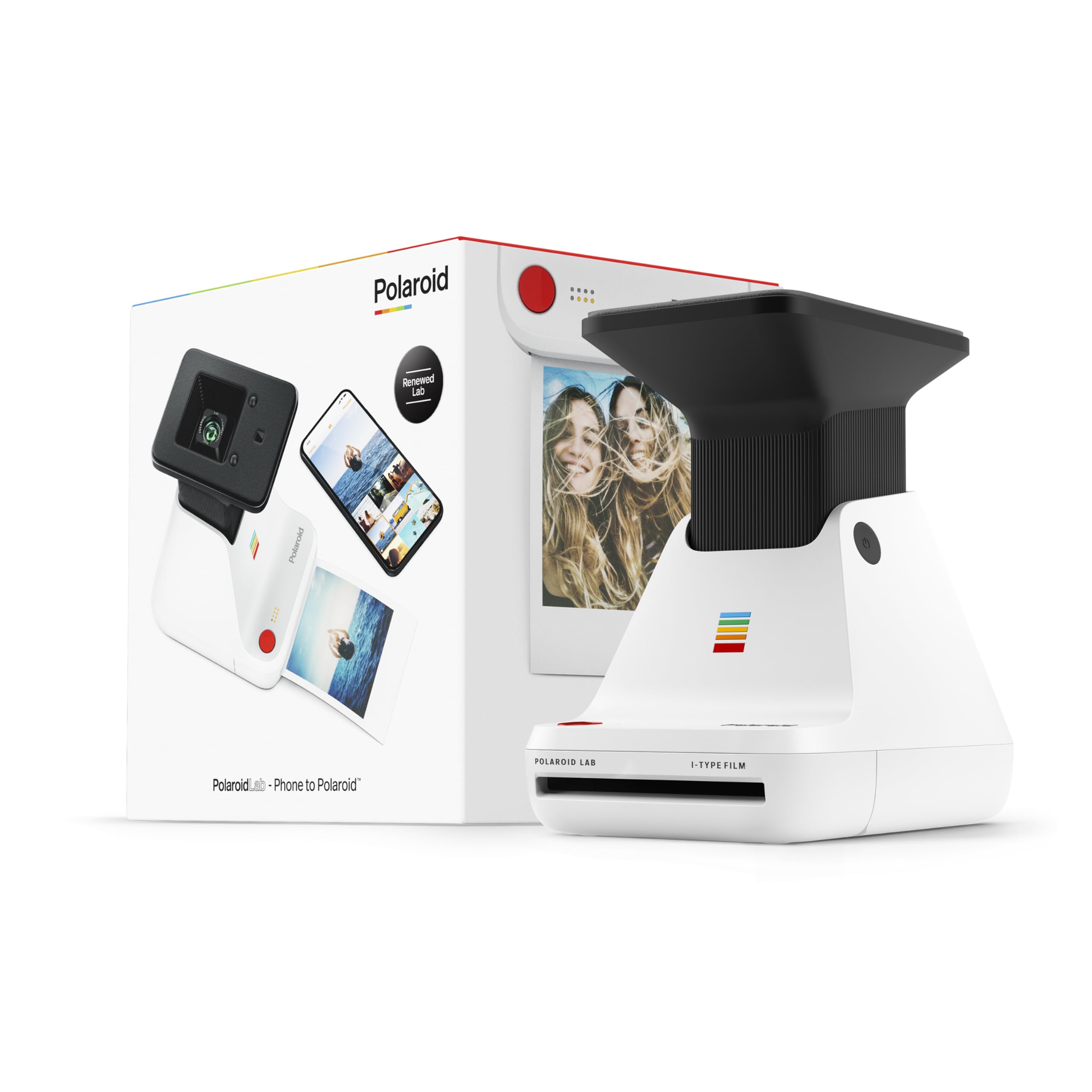 Photo 1 of ***FACTORY SEALED*** Polaroid Lab - Digital to Analog Polaroid Photo Printer (Renewed Premium),White