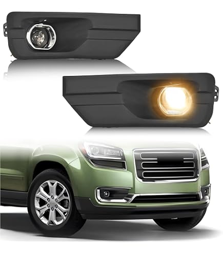 Fog Light Bezel Covers W/Trim Set For Chevrolet Traverse 2013-2017