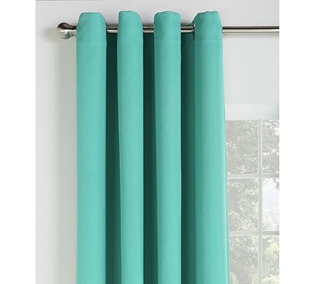 A Wonderful Collection Linen Look Blackout Curtains 117x137cm