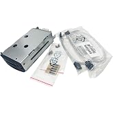 2X 2.5 Rear HDD Cage Compatible with Supermicro Server MCP-220-82609-0N | 2x SFF Hard Drive Bay with Backplane BPN-SAS826-2PT SATA 81cm Cables CBL-0481L Screws