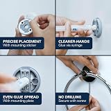 GROHE Start QuickFix Towel Ring Stainless Steel Look 200 mm 41174DC0 view 4