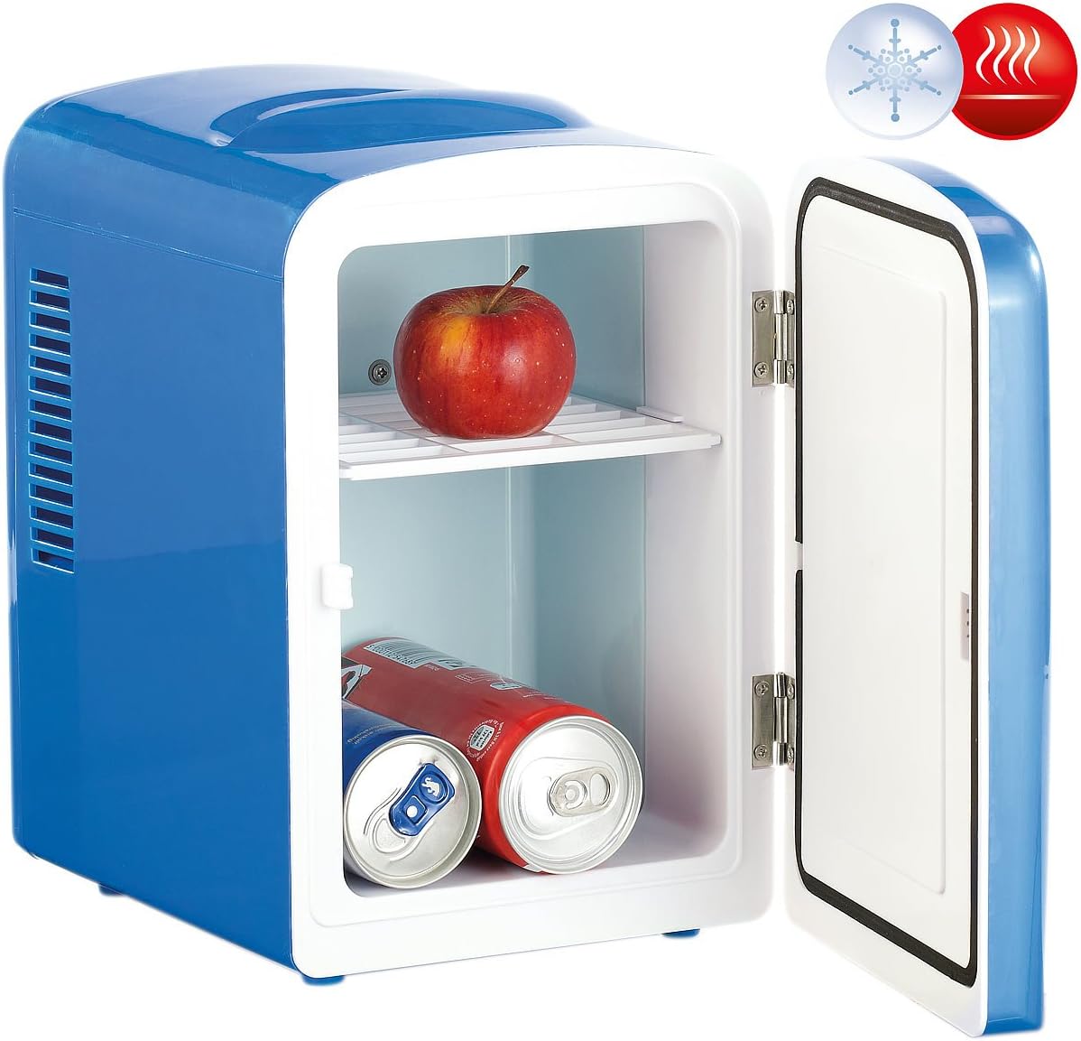 Rosenstein & Söhne Mobiler Mini-Kühlschrank mit Wärmefunktion