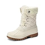 DREAM PAIRS Women's Winter Duck Boots Mid Calf Warm
