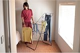 Brabantia HangOn Laundry Drying Rack 20m Matt Black Compact Foldable view 2