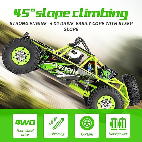 WLtoys RC Cars 1/12 Scale 4WD High Speed Electric All Terrain