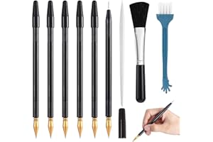RVSWIHFA Scratch Art- en graveergereedschap – Gravure pennen voor alle oppervlakken, multifunctioneel voor studenten, leraren