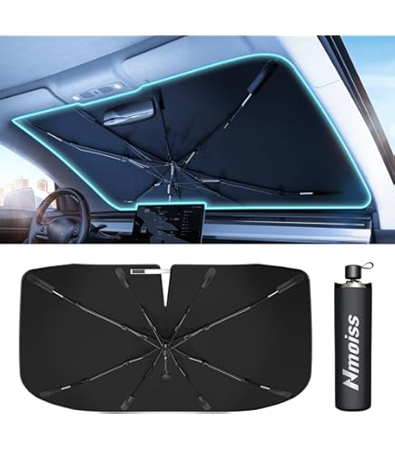 Parasole Pieghevole Per Auto Universale 150x70cm - Riflettente Anticalore