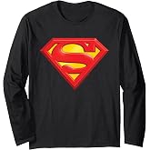 Superman Classic Logo Long Sleeve T-Shirt