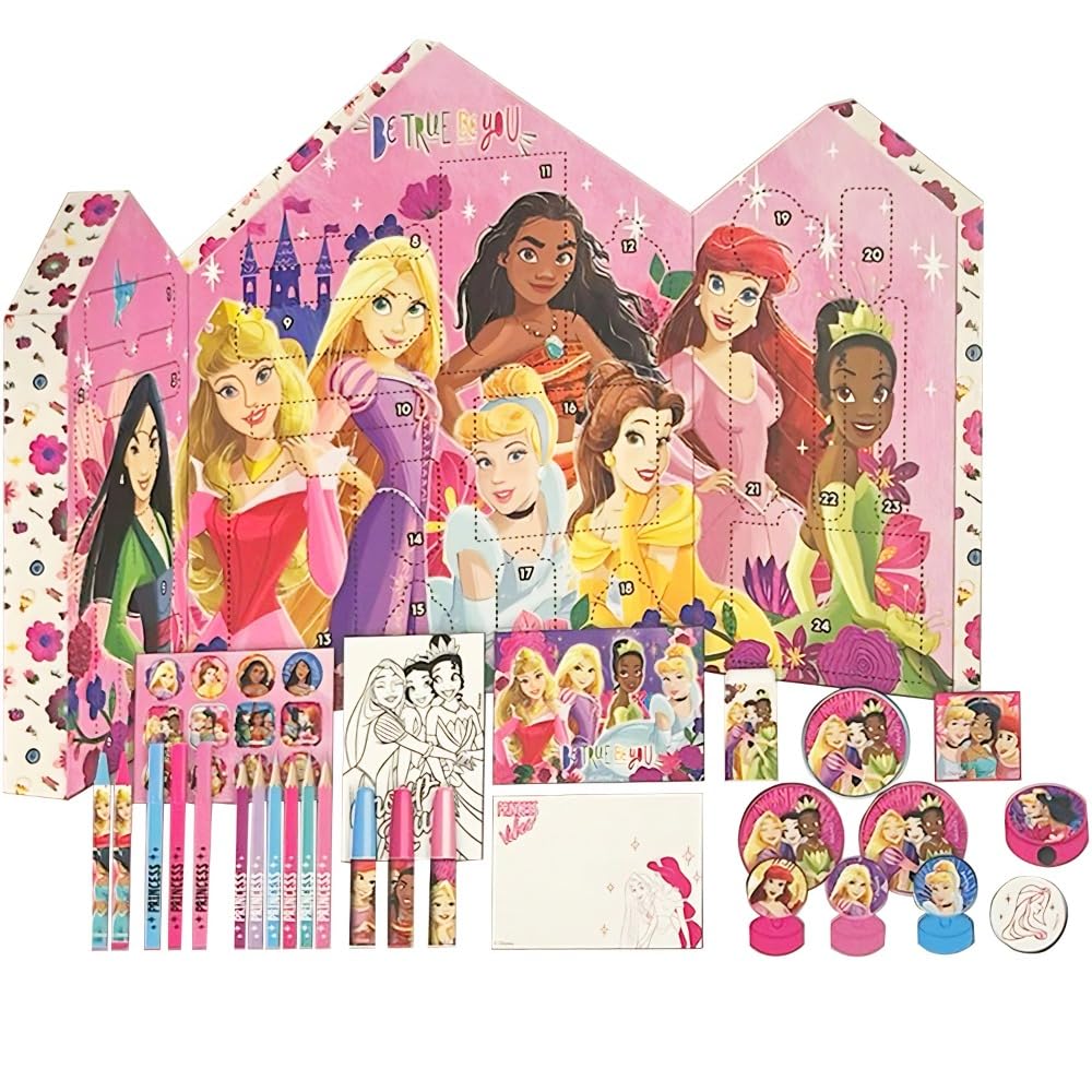 Disney Princess Advent Calendar 2025 Kids Girls Christmas Advent Calendar 2025