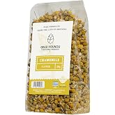 Geusi Vounou Greek Chamomile Tea, Caffeine-Free Floral Infusion, 30g | Made in Greece; naturally caffeine-free chamomile flowers with delicate floral aroma for hot or iced herbal tea