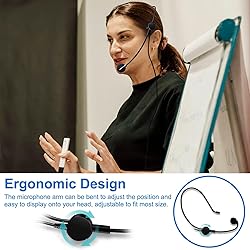 Kinizuxi Hands Free Microphone Headset Mic,Flexible