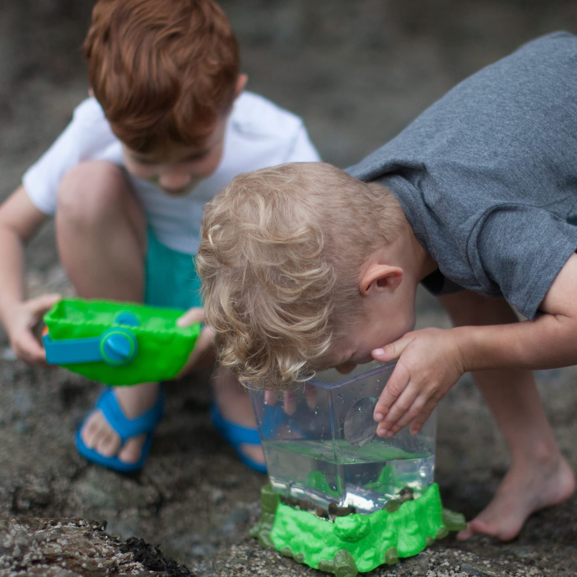 Educational Insights GeoSafari Jr. Critter Habitat, Outdoor Play for Preschoolers, Made for Wet/Dry Habitats, Ages 3+