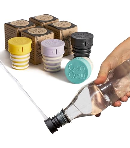 CuloClean ポータブルビデ トイレ、旅行、キャンプ用どんなペットボトルにも合います目立たない、衛生的または旅行用シャワー、取り付け可能なストッパー、バックカントリービデノズ Amazon.com: CuloClean Portable Bidet for Toilet, Travel, or