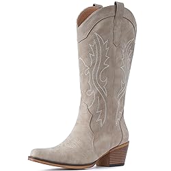 IUV Cowboy Boots For Women Western Cowgirl Boots