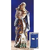 Avalon Gallery Ave Maria Collection Figurine Hand Painted Catholic Resin Statue, 7.13-Inch, Adoring Madonna & Child Figurine