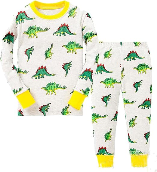 Babygp Dos Conjuntos De Pijama De Dinosaurios Para Los Ninos De Algodon 100 2 9 Anos Amazon Com Mx Ropa Zapatos Y Accesorios