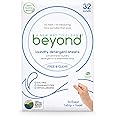Beyond FREE & CLEAR Eco-friendly Laundry Detergent Sheets. Zero Plastic Waste (1 Pack of 32)