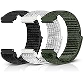 Relting Sport Loop Nylon Band 16mm 18mm 19mm 20mm 22mm Watch Band Quick Release,Soft Fabric Nylon Adjustable Replacement Wristband Strap for Men Women