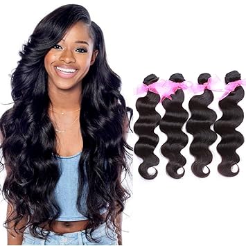 Amazon Com Virgin Body Wave Hair Bundle Deals 10a Grade