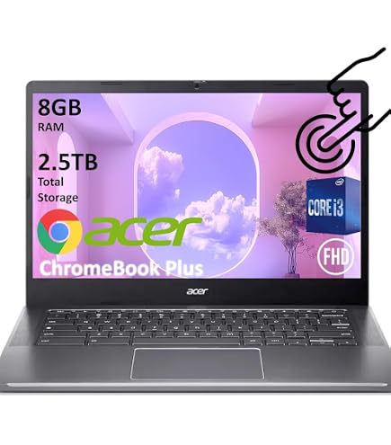Amazon.com: acer Chromebook Plus 14” Touchscreen Laptop | Intel