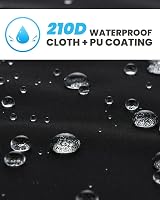 lisetar Waterproof Egg Chair Cover 210D Oxford with Zipper & Drawstring view 4
