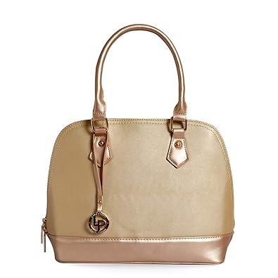 Lino Perros Womens Satchel (Golden)