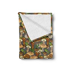 Ambesonne Woodland Throw Blanket, Cartoonish