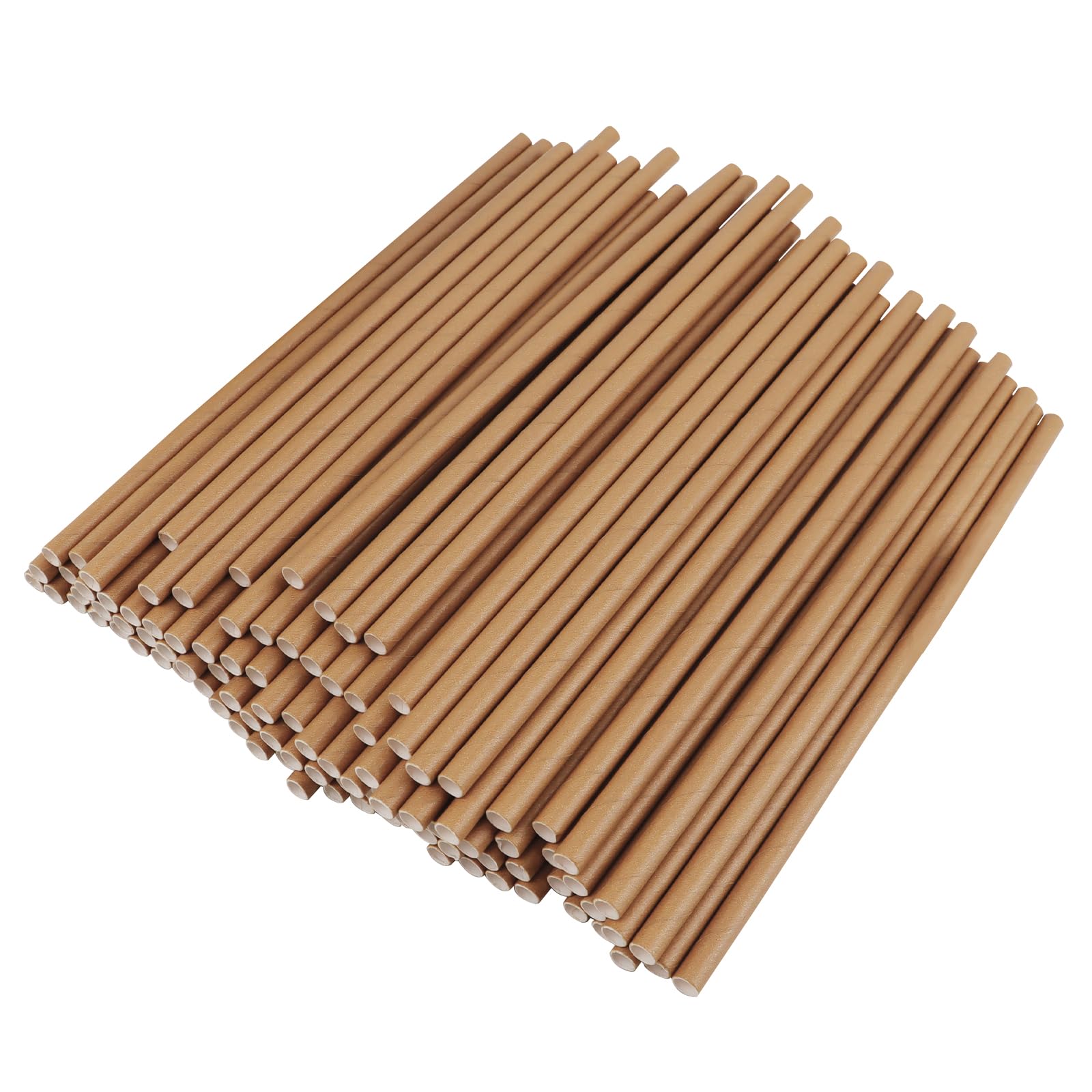 GDMINLO 100 Pack Kraft Paper Straws Biodegradable co-Friendly Drinking Bulk for Party Supplies, Bridal/Baby Shower, Birthday, Mixed Drinks, Weddings, Restaurant, Food Service - Image 8
