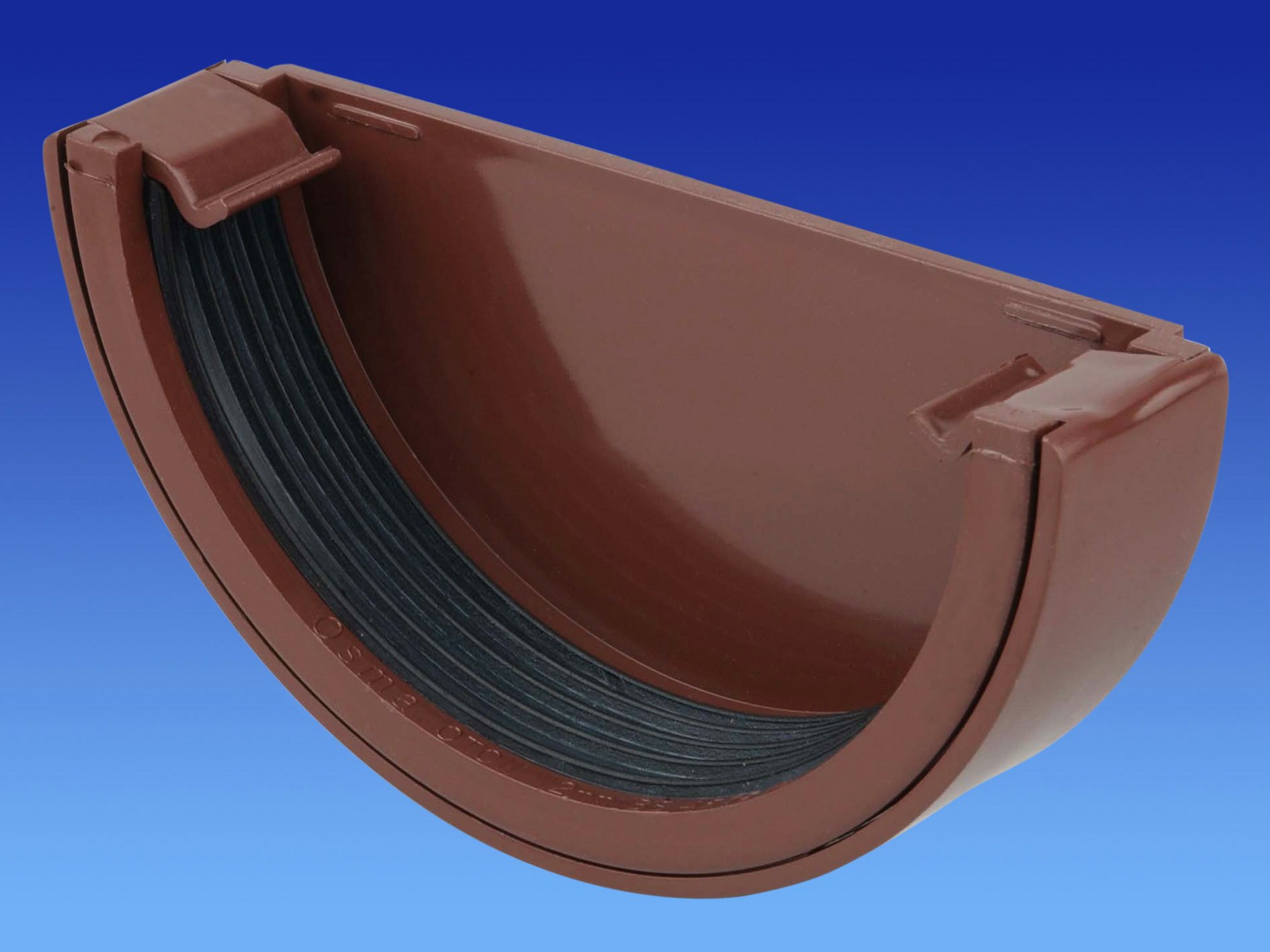 Wavin OSMA Roundline Stopend External 112mm Brown 0T011n